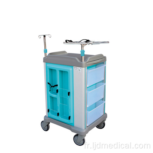 Chariot d&#39;hôpital d&#39;ABS pour l&#39;usage chirurgical ou d&#39;urgence